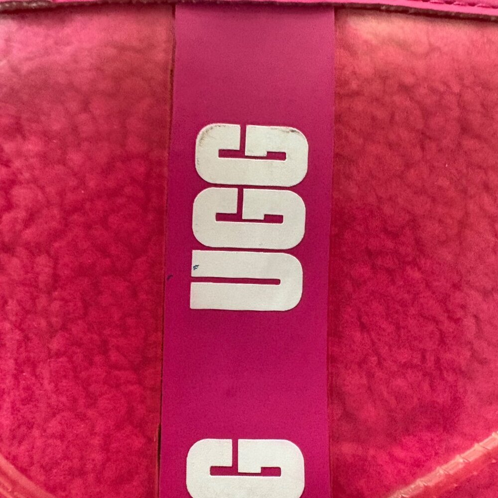 UGG Classic Clear Pink Mini Rain Waterproof Boot Womens Size 6 - Picture 8 of 16